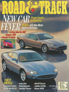 ROAD & TRACK 1996 NOV - PLYMOUTH PROWLER, ELISE